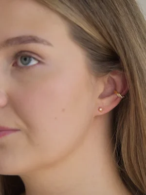 Ear Cuff Twist zlatý
