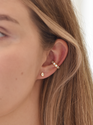 Ear Cuff Diamond 2 ks zlatý
