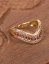 Prsten Oriental s barevnými zirkony zlatý