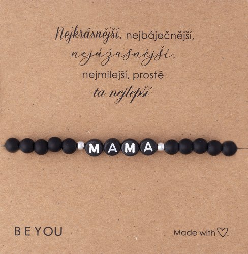 Dárková karta pro nejlepší Maminku a náramek MAMA
