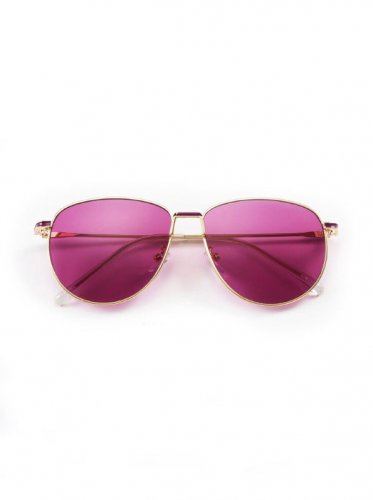 sluneční brýle Summer zrcadlové fuchsiově růžové