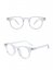 Průhledné brýle Fashion šedé
