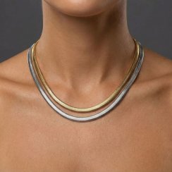 Náhrdelník Snake ocelový