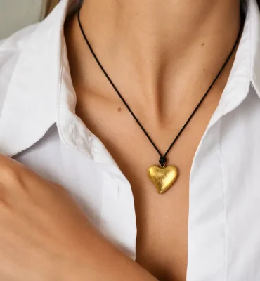Náhrdelník Heart se stahovací šňůrkou