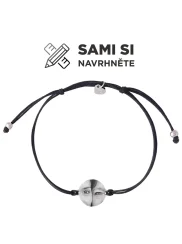 Náramek medailonek s vlastním motivem ocelový