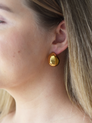 Náušnice Luna Hoops zlaté