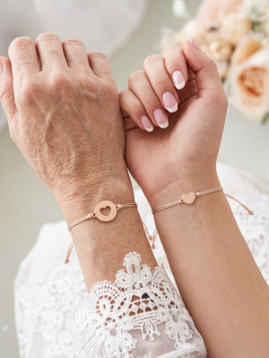 Dárková karta Máma &  Dcera a náramky rose gold