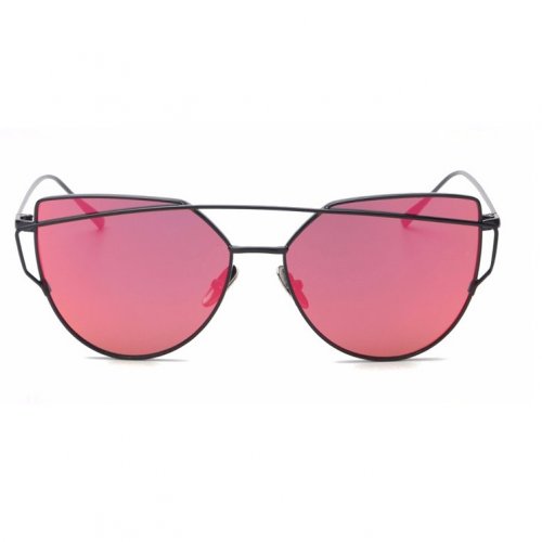 sluneční brýle Reflective růžovo-černé II. jakost