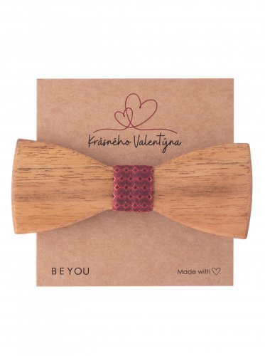 Dárkový Valentýnský balíček s dřevěným motýlkem